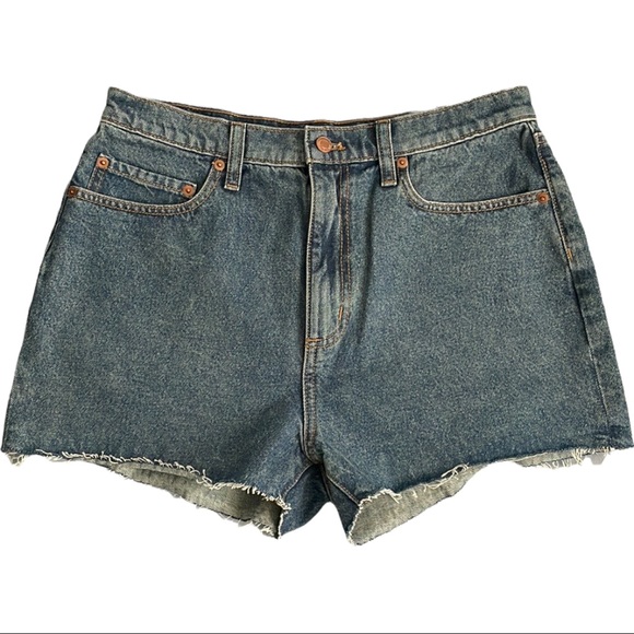 Pink! Victoria Secret High Waisted Cut Off Shorts NWT - Picture 1 of 7